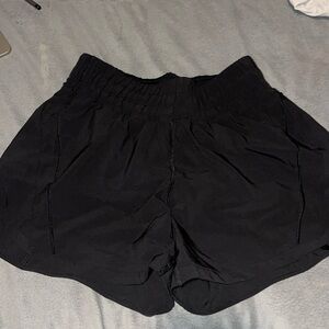 Black lululemon shorts
